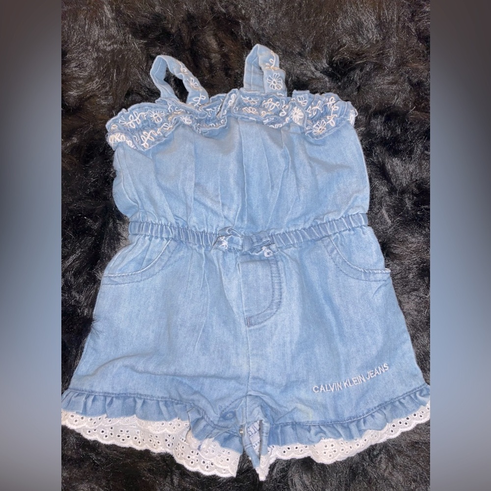 Calvin Klein romper baby girl 3-6 months worn once